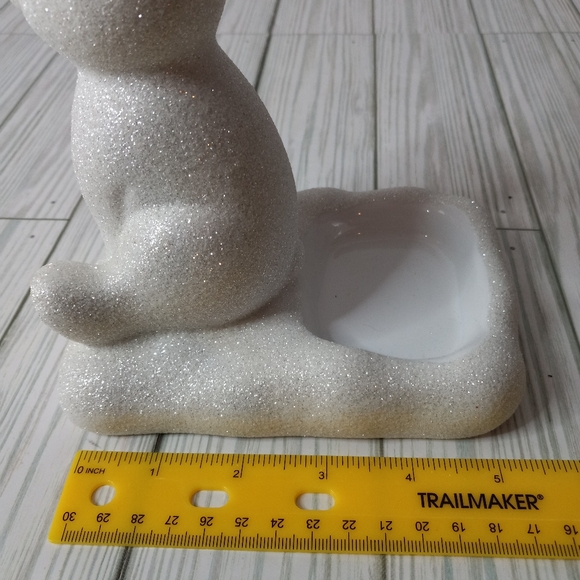 Bath & Body Works Sparkly Royal Polar Bear Soap Bottle Holder - Picture 8 of 8